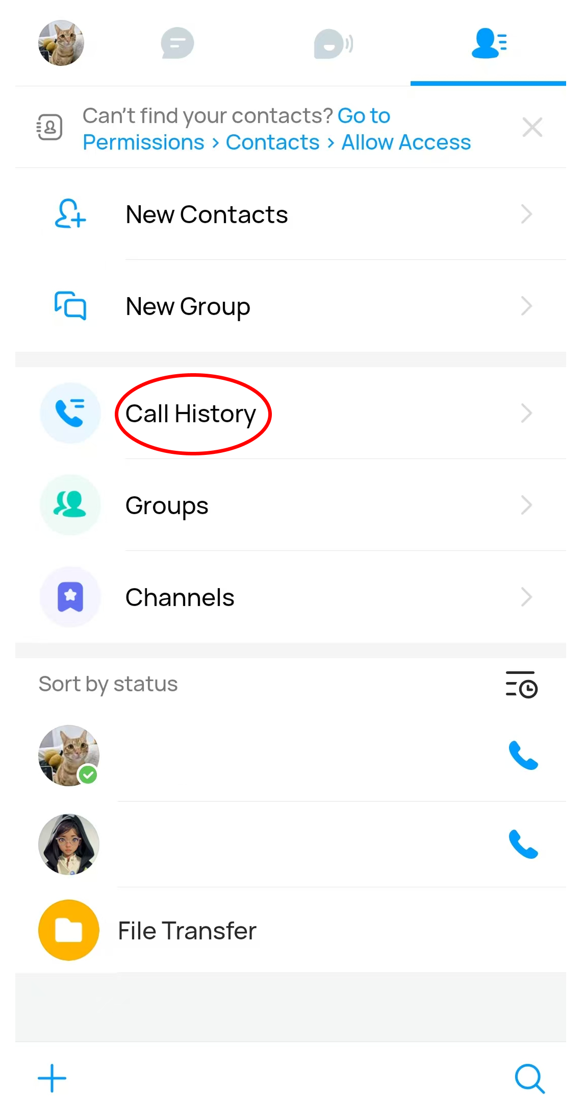 View Call Record-For android