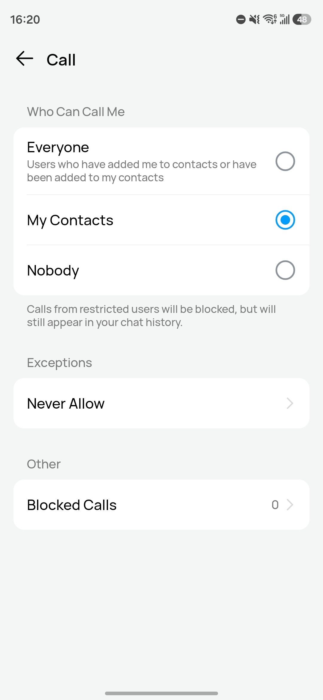 How to Control Who Can Call You